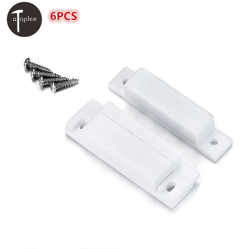 

6PCS DC100V 3V 500MA Wired Door Window Open Detector Magnetic Switch Normal Closed Anti-theft Home Burglar Alarm