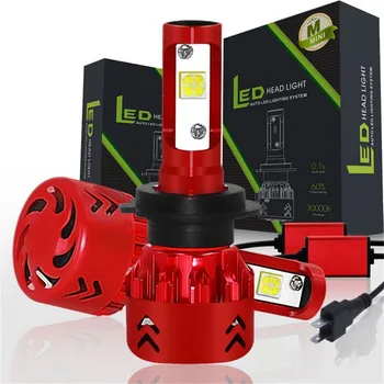 

Krator 2PCS LED Headlight Bulb Kit XHP50 Chips 9600Lm 6000K Cool White All-in-One Conversion Kit 1 Yr Warranty