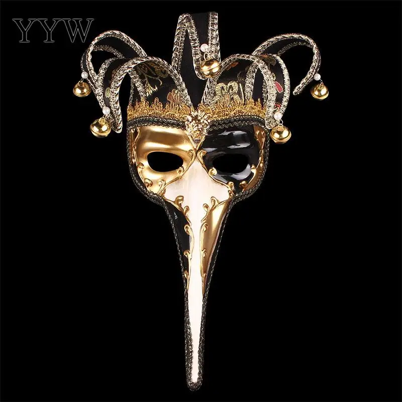 1 шт. Венецианская маска для вечеринок, костюм для мужчин и женщин, маскарадные маски с длинным носом на Хэллоуин, Венецианская маска, Карнавальная маска, аноним