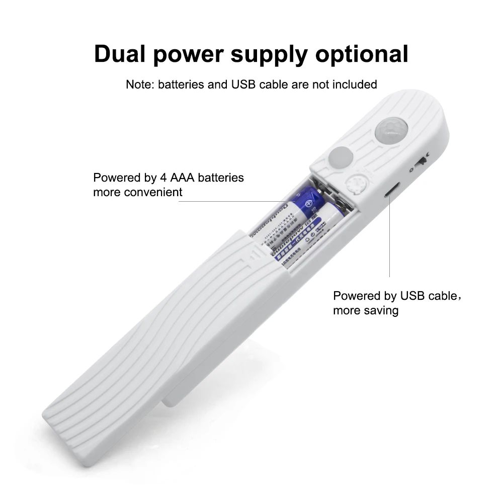 LED Cabinet Light Motion Sensor 1M 2M 3M Under Bed Stair Wardrobe Tape Waterproof 5V USB LED Strip Closet Kitchen Night Lamp