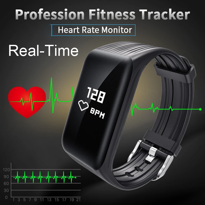 wearpai real time FitnessTracker font b Watch b font IP68 Waterproof Wireless font b Smart b