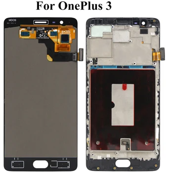 

5.5 inch LCD Display For Oneplus 3 Three Tested Screen With Frame Assembly Digitizer Replacement For Oneplus 1+ 3 A3000 A3003