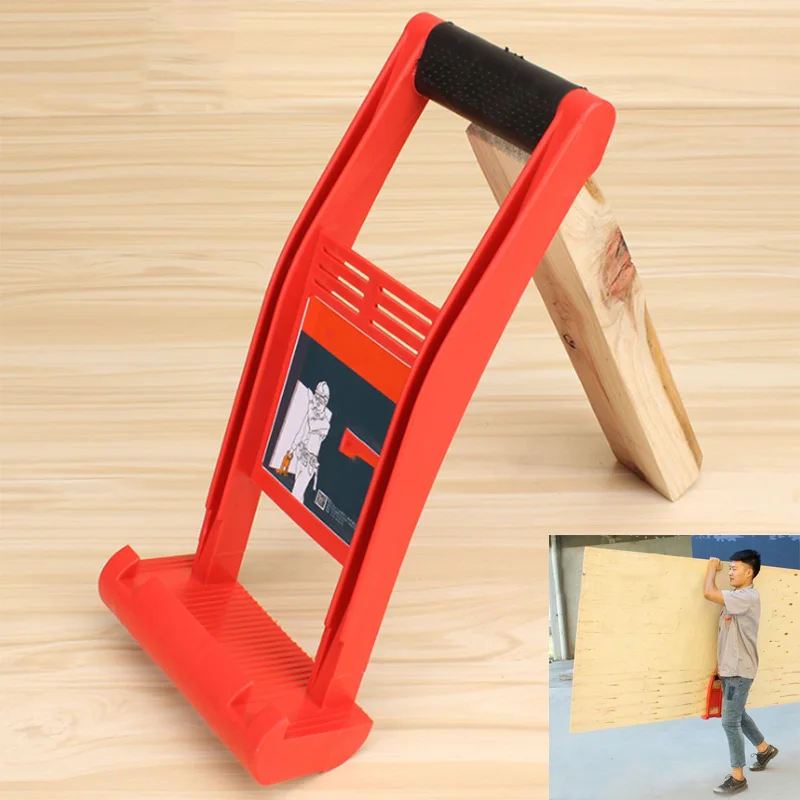 

80KG Load Tool Panel Carrier Gripper Handle Carry Drywall Plywood Sheet ABS ALI88