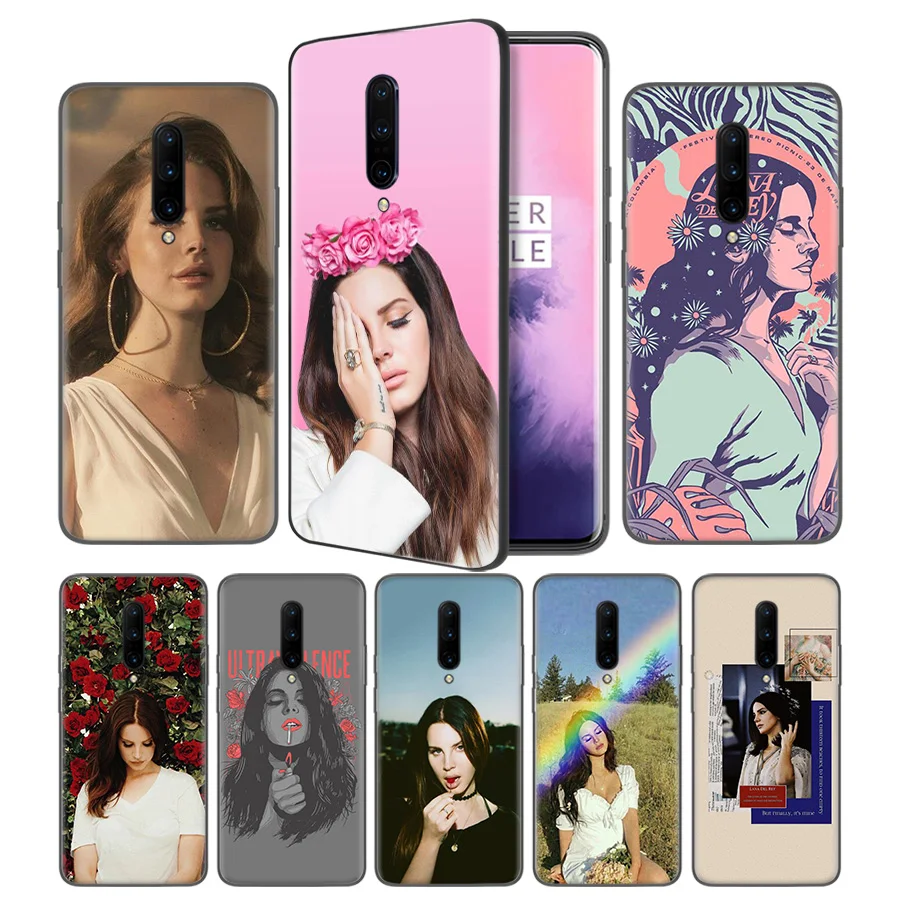 Lana Del Rey Soft Black Silicone Case Cover for font b OnePlus b font 6 6T