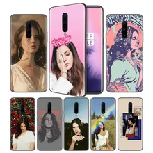 Lana Del Rey Soft Black Silicone Case Cover for OnePlus 6 6T 7 Pro 5G Ultra-thin TPU Phone Back Protective