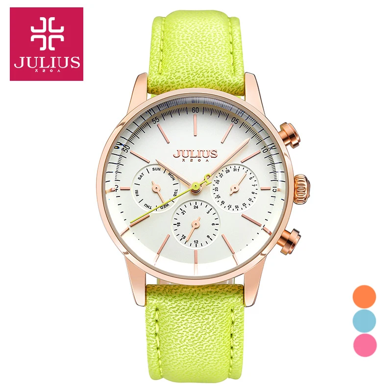 Top Julius Women's Lady Wrist Watch Luxury Hours Dress Sport Leather Auto Date School Student Girl Valentine Birthday Gift 862 Top Julius Women's Lady Wrist Watch Luxury Hours Dress Sport Leather Auto Date School Student Girl Valentine Birthday Gift 862