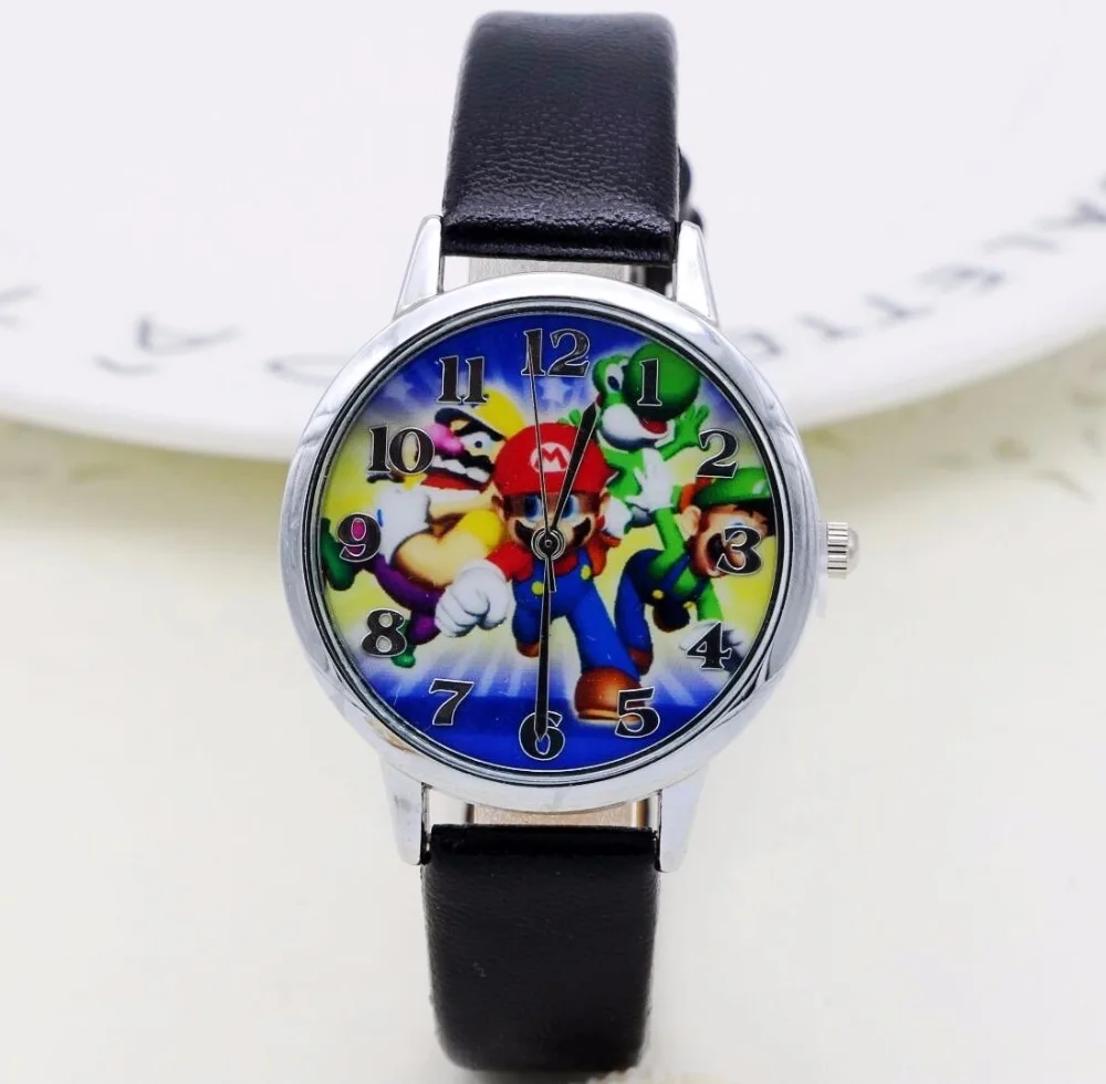

2019 super mario Children watch Quartz Kids Sports fashion cartoon Watch Wristwatch Boy Students Christmas Relogio gift watch