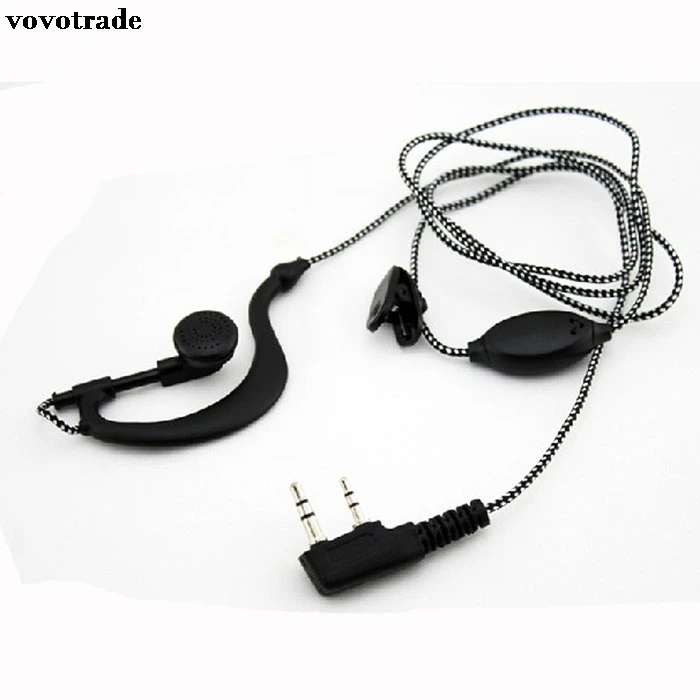 

toopoot 2PIN High Quality Earpiece Headset Mic For Radio Security Walkie Talkie Feature Drop Shipping