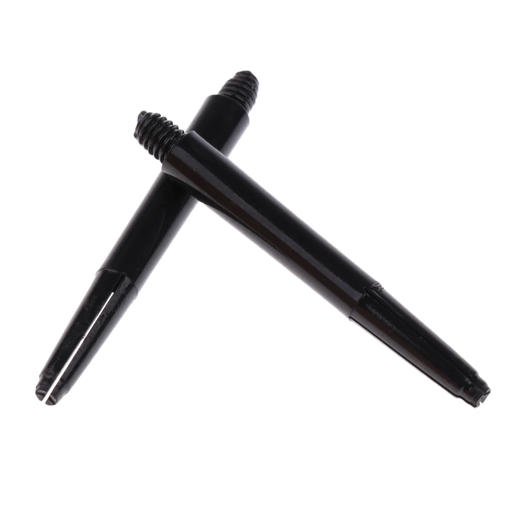 Set of 30 Nylon Dart Shafts Medium 43mm 2BA Screw Thread Durable and Lightweight Blue Black Red Color