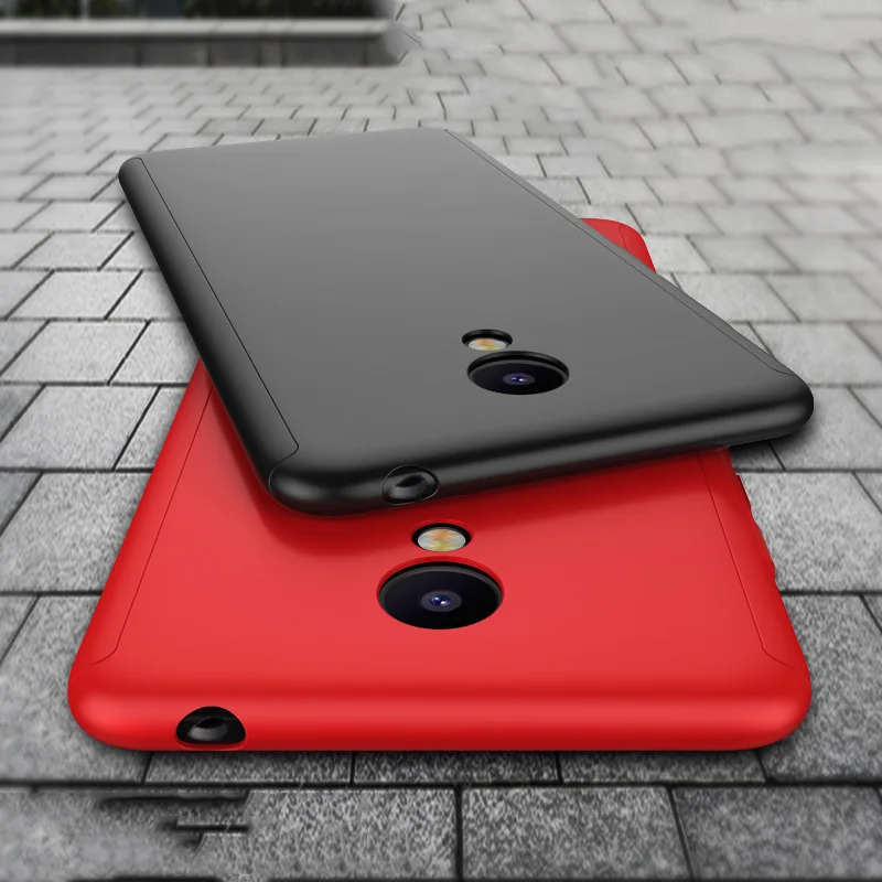 GXE 360 градусов Защита ударопрочный чехол для Meizu Pro7 твердый матовый пластик