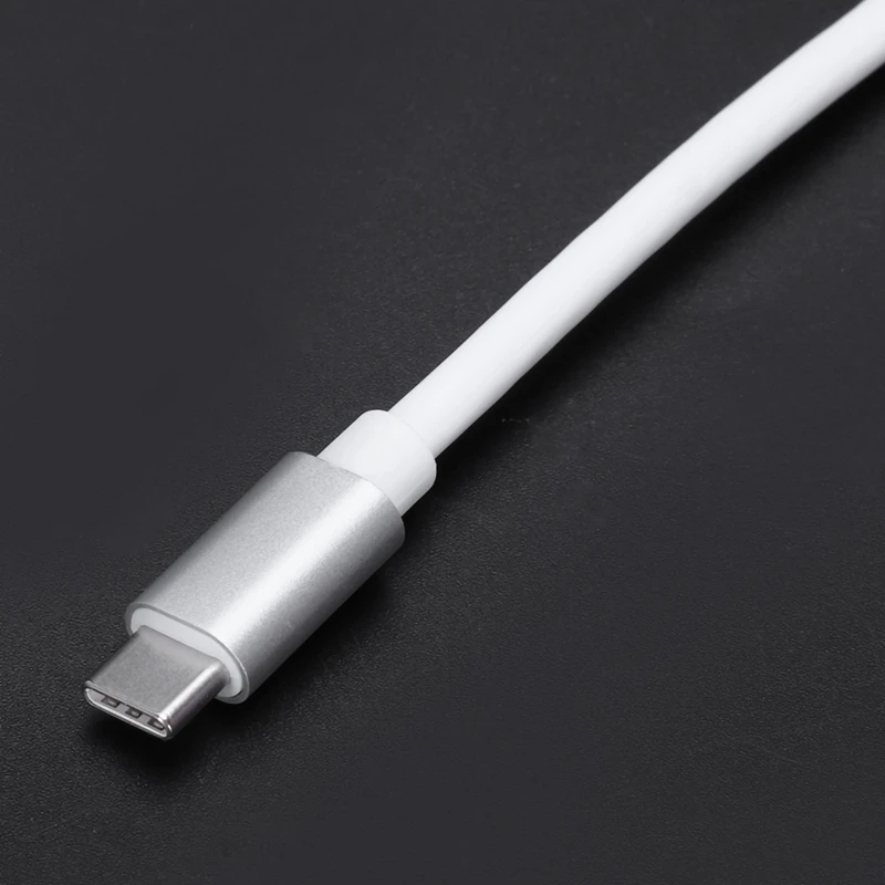 Портативный 5 в 1 type-C Usb 3,0 алюминиевый сплав концентратор адаптер с Pd быстрое зарядное устройство для ноутбука Macbook(серебро