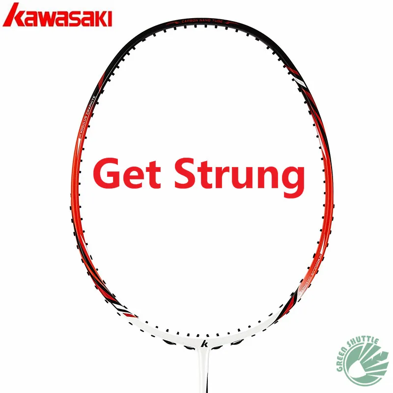 

100% Original Kawasaki Full Carbon Badminton Racket Raquette Badminton With Gift
