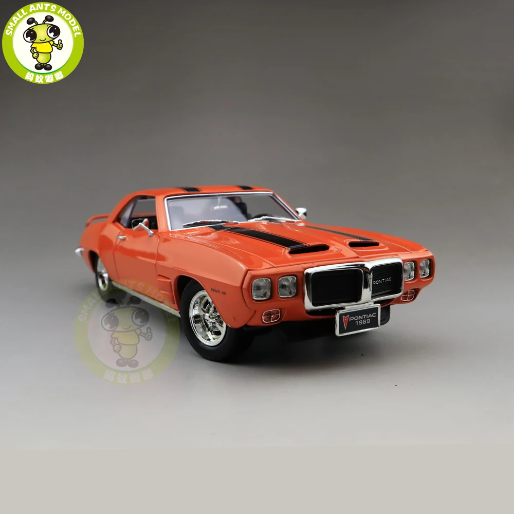 1/18 1969 PONTIAC Жар-птица транс-роуд Подпись литая модель автомобиля игрушки для мальчиков и девочек подарок