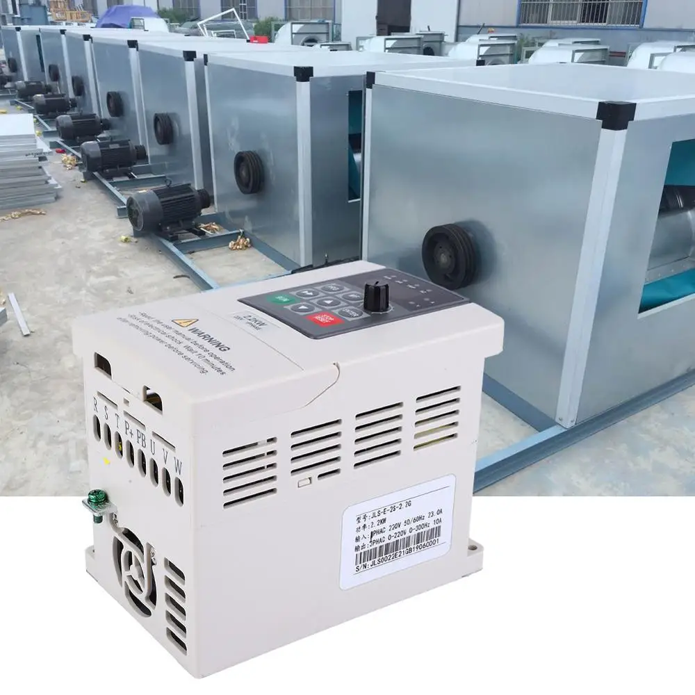 

2.2KW Single Phase to 3 Phase Converter Inverter 220V Variable Frequency Drive VFD Motor Converter Inverter