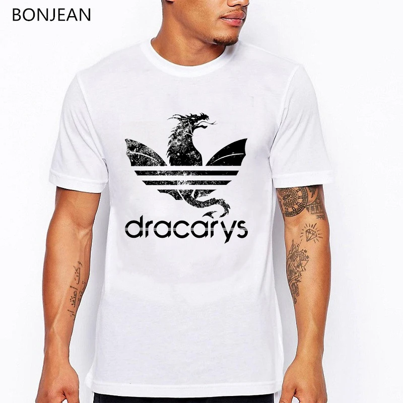 

Game of Throne Dracarys T shirts Unisex Adults harajuku Vintage style T-shirt Camisetas hombre tshirt Men Clothing Streetwear