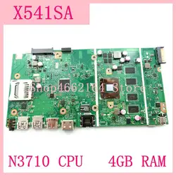X541SA материнская плата N3710 cpu 4 GB ram REV 2,0 для ASUS X541 X541S X541SA Материнская плата ноутбука 90NB0CH0-R00010 тест ОК бесплатная доставка