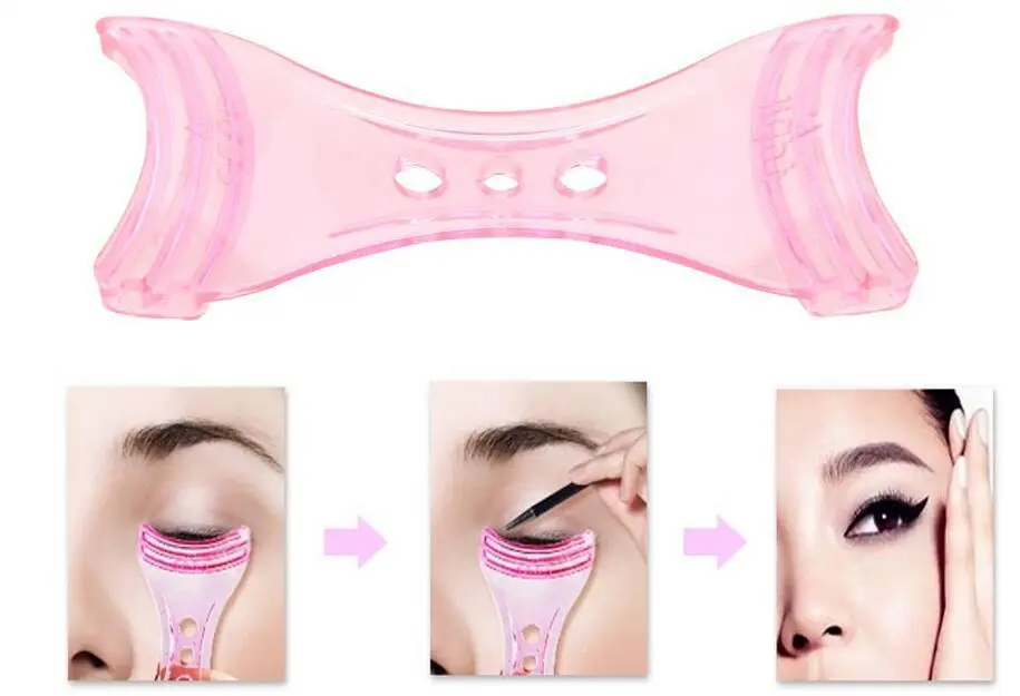 Discount Price for  1pc Popular eyeliner makeup eyeliner Eyeliner Template Shaper makeup tool