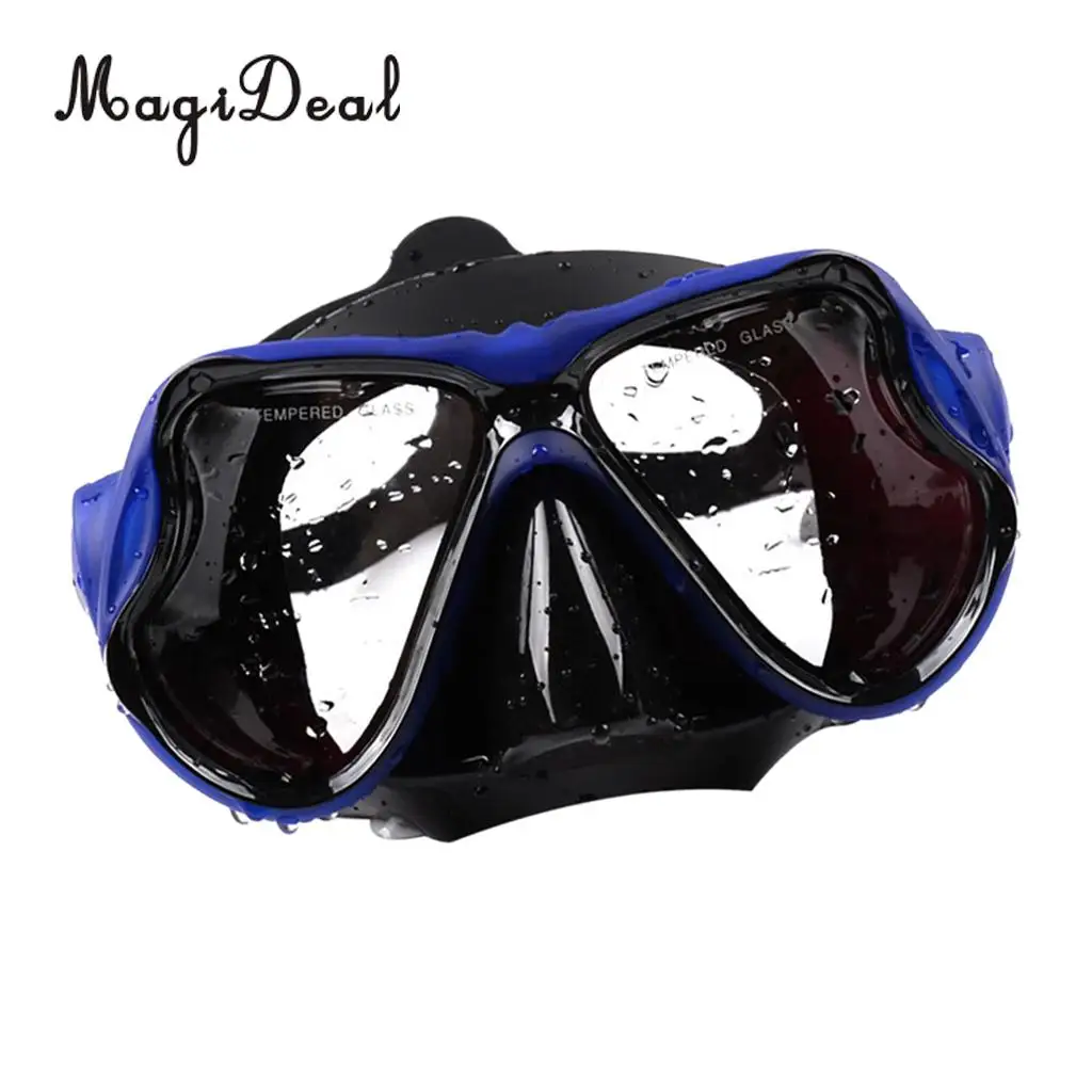 Snorkeling Scuba Dive Mask,Tempered Glass Goggles Anti Fog Liquid Silicone For Adult Women Men Freediving Swimming Surfing