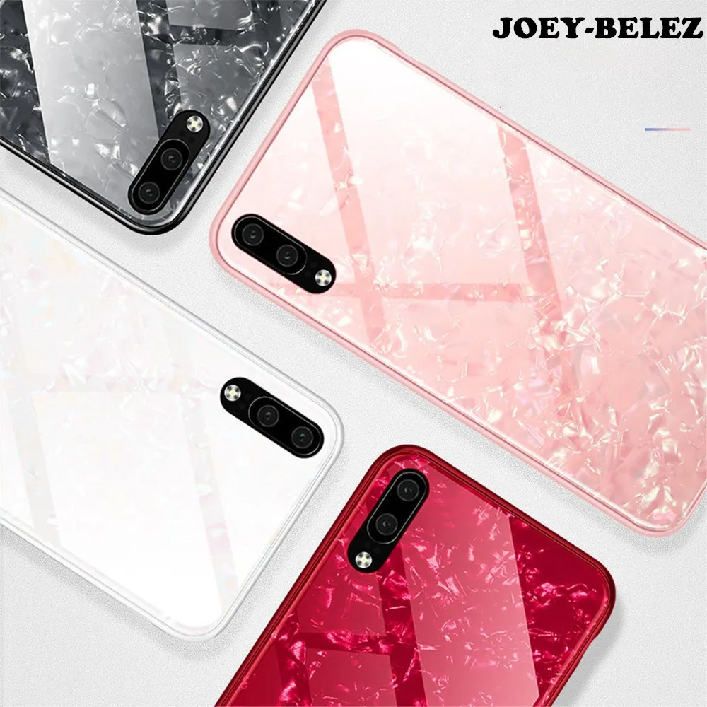 

For Huawei Honor 10 9 P20 Lite P10 Plus Conch Shell Tempered Glass Case For Honor Play 7A Pro 7C 7X Mate 10 Lite P20 Pro Nova 2i