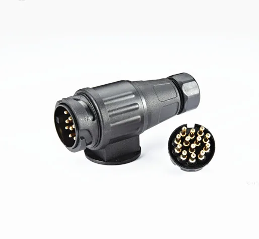 

1x 13Pin Caravan Connector with Screw End 12V RV Electrical Accessories 13 Pin Plastic Trailer Plug