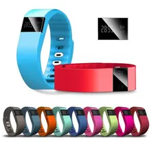 Многофункциональный TW64 Bluetooth SmartWatch SmartBand Спорт браслет шагомер браслет черный для Android для IOS