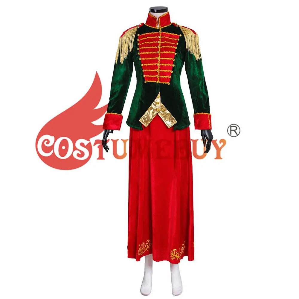 Costumebuy фильм Щелкунчик и четыре области Клара косплей костюм для женщин Хэллоуин карнавал платье принцессы индивидуальный заказ - Цвет: full set