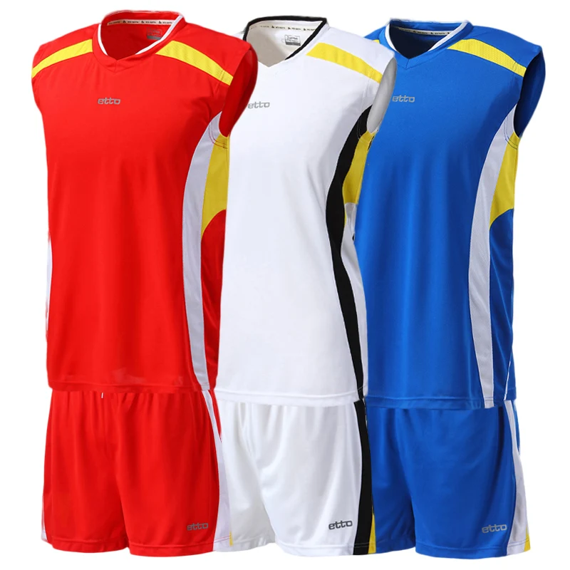 Volleyball suit etto volleyball suit set Men sleeveless sports set
