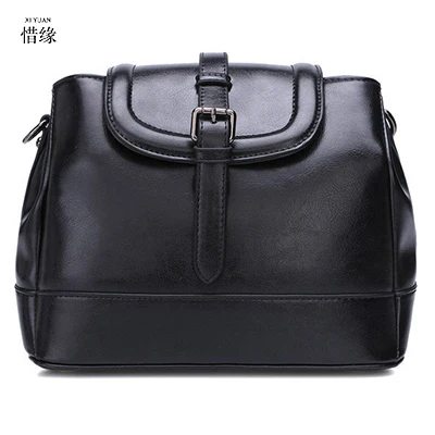 

XIYUAN New Design BUCKET Women Leather Dark green Handbags Casual lady Bag Cow Leather Women Messenger Bags Genuine brown Bag