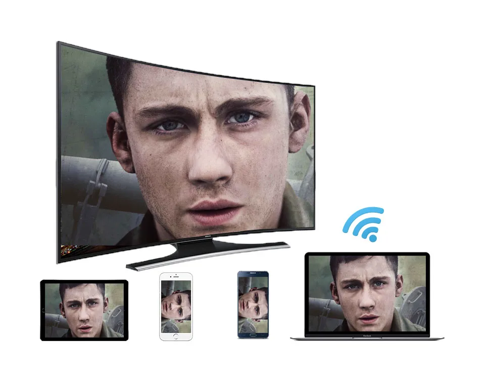 GGMM Miracast беспроводной wifi-ключ Портативный цифровой мини поддержка ТВ-коробок 5G/2,4G 4 K HD Ezcast AirPlay ТВ Stick