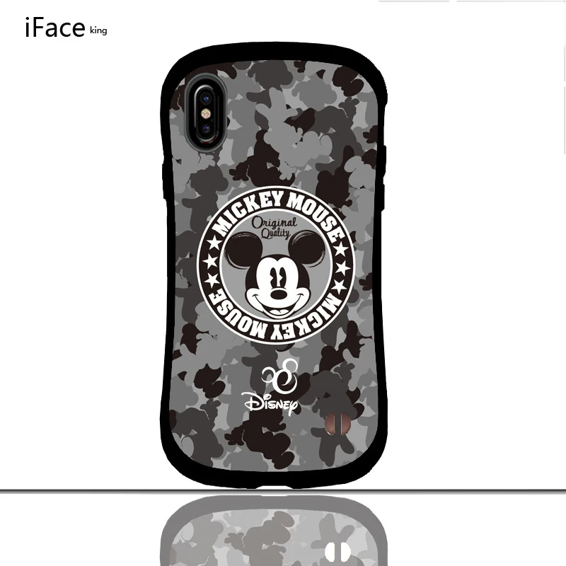 

iface king phone case Mickey Mouse Glossy Small waist cover for iphone 7 8 PLUS X S R MAX protective Anti-knock phone shell