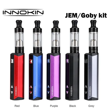 

Original Innokin JEM/Goby VW Starter Kit with 2ml Jem Tank & Built-in 1000mAh Battery Mouth-to-lung Flavor Top-fill vs Ijust 3