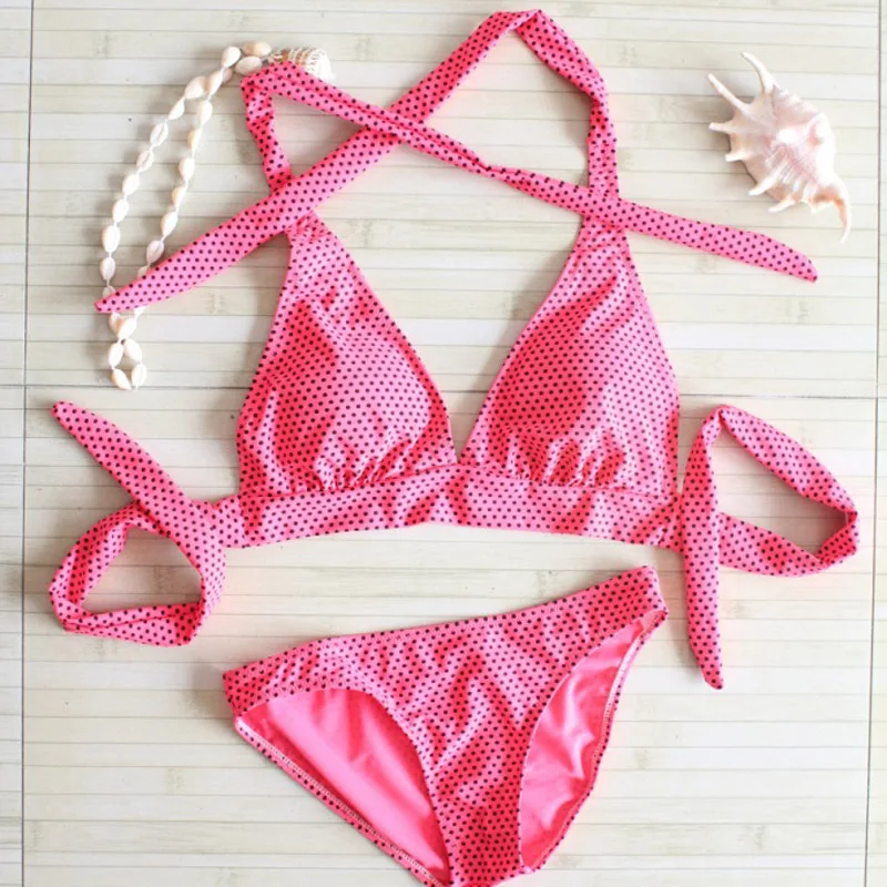 Buy Brazilian Bikinis 2017 Hot Sale Bandage Bikini Set