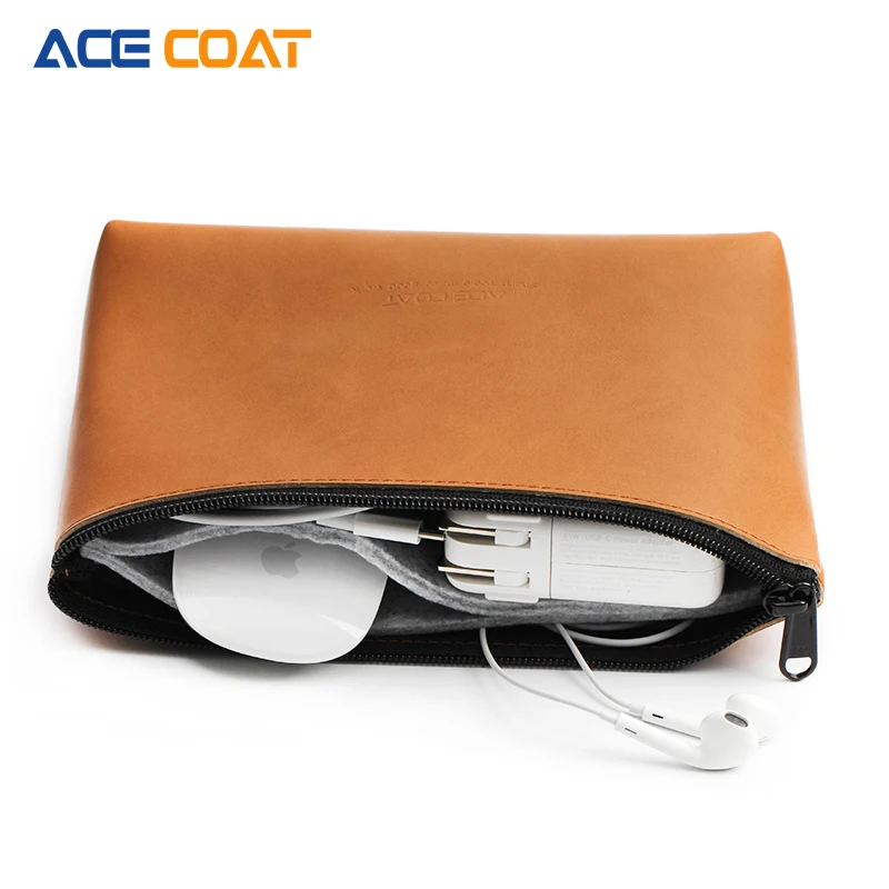 ACECOAT PU чехол для мыши сумка для беспроводной мыши для хранения ноутбука адаптер Зарядное устройство USB кабель мульти сумка для Macbook