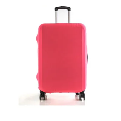 Чехол для багажа с буквенным/животным принтом, аксессуары для путешествий, высокое качество, Толстый эластичный чехол для чемодана, защитные чехлы на колесиках для путешествий - Цвет: Pink