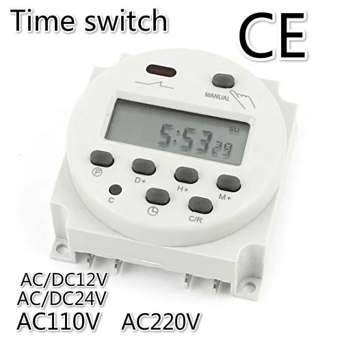 Программируемый таймер CN101A AC/DC 12 В 24 220 в 16 А с цифровым ЖК дисплеем|belt button|beltcnc manual |