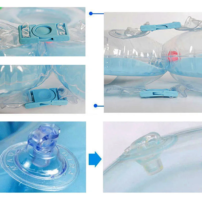 Swimming Baby Accessories Neck Ring Tube Safety Infant Float Circle for Bathing Inflatable Flamingo Inflatable Water Drink Cup