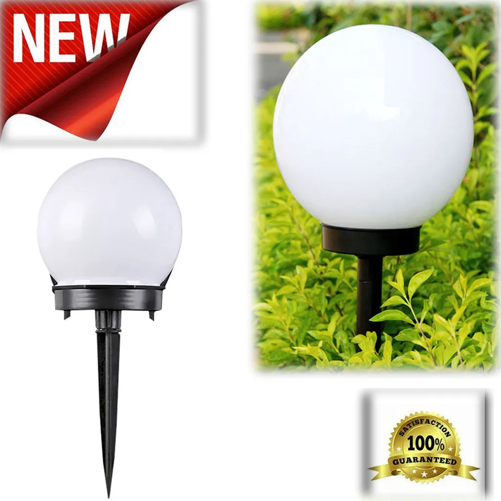 

2019 New LED Solar Power Outdoor Garden Path Yard Ball Light Lamp Lawn Road Patio