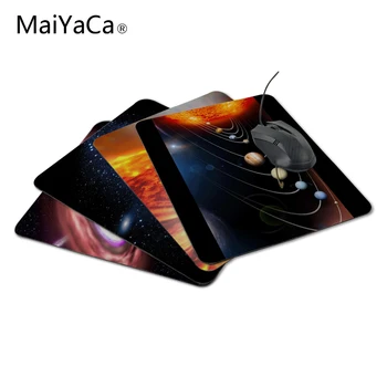 

MaiYaCa Luxury Printing Solar System Stars Planets Spaces Galaxy World The Sun Non Slip Durable Rubber Mousepad for PC Optical