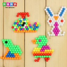 10 моделей Новые детские 3D Magic бусы головоломки/дети мультфильм животных Пазлы с пластиковой доски для детей развивающие игрушки