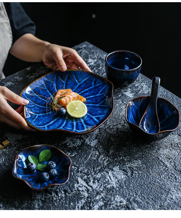 NIMITIME японский стиль печи Керамическая пиала для риса блюда обеденная ложка тарелка Отель Ресторан