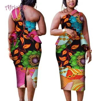 

Ethic Clothing Stock Enough Popular Bodycon Dresses Africa Bazin Riche Lady Women Party Wedding Dress WY4201