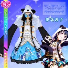 2019 Anime Clothes Love Live Sunshine Aqours Cosplay Costume Yoshiko Tsushima Chinese dress gorgeous cheongsam awaken A full set love live aqours cosplay costume lovelive sunshine dreamer tsushima yoshiko all member cosplay dress