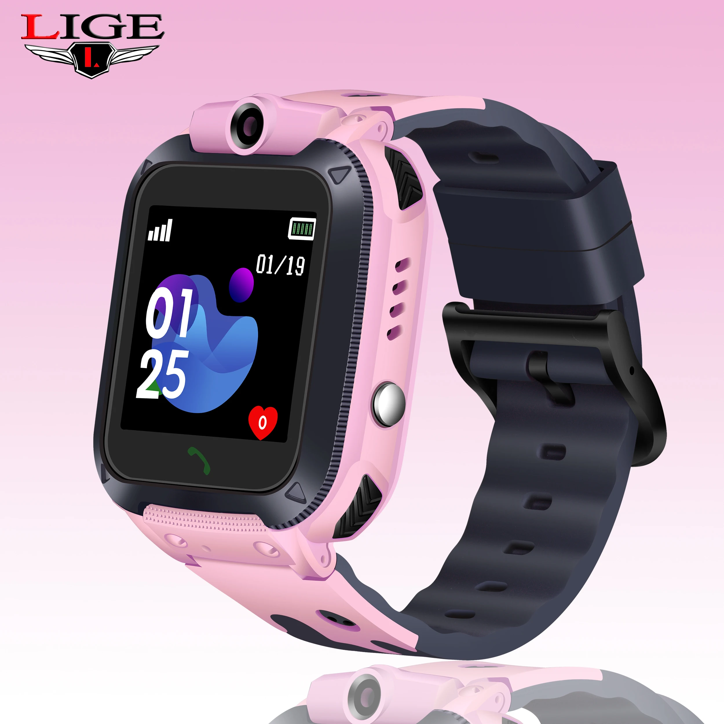

Smart Watch LIGE Multi-function Children's Digital Watch Alarm Clock Baby Clock With Remote Monitoring Birthday Gift for Kids