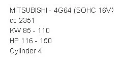 Полный комплект прокладок для MITSUBISHI-4G64(SOHC 16 V) OUTLANDER I/AIRTREK I, MD978906 50239300