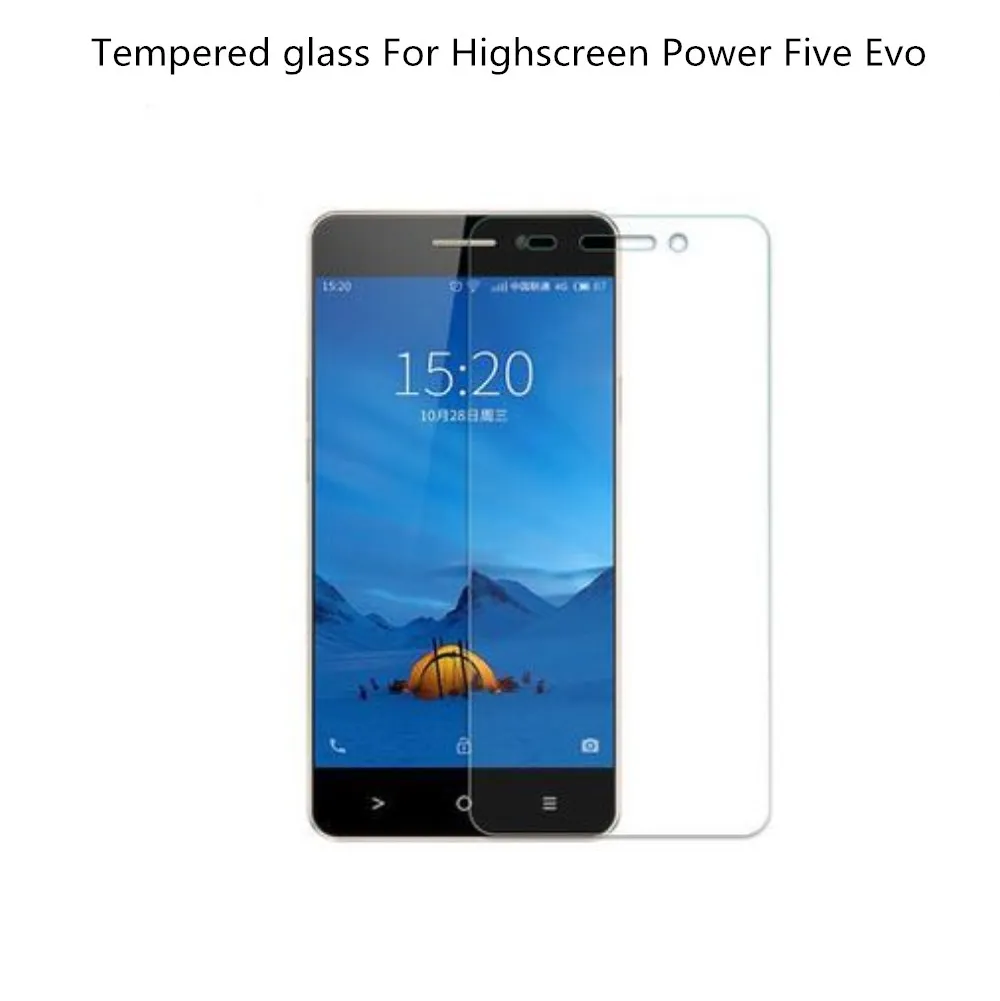 2.5D Закаленное стекло для Highscreen Power Five Evo Защитная пленка экрана стеклянная