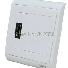 86 мм Настенная розетка HDMI разъем 90 градусов многофункциональная розетка HDMI: V1.4 и V1.3B V1.3 Мульти Розетка среды передачи информации