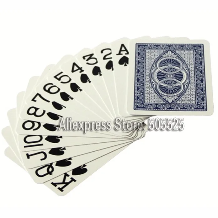 Невидимый покер XF Modiano Jumbo велосипед перспектива покерные карты обманка УФ контактные линзы магический покер трюки