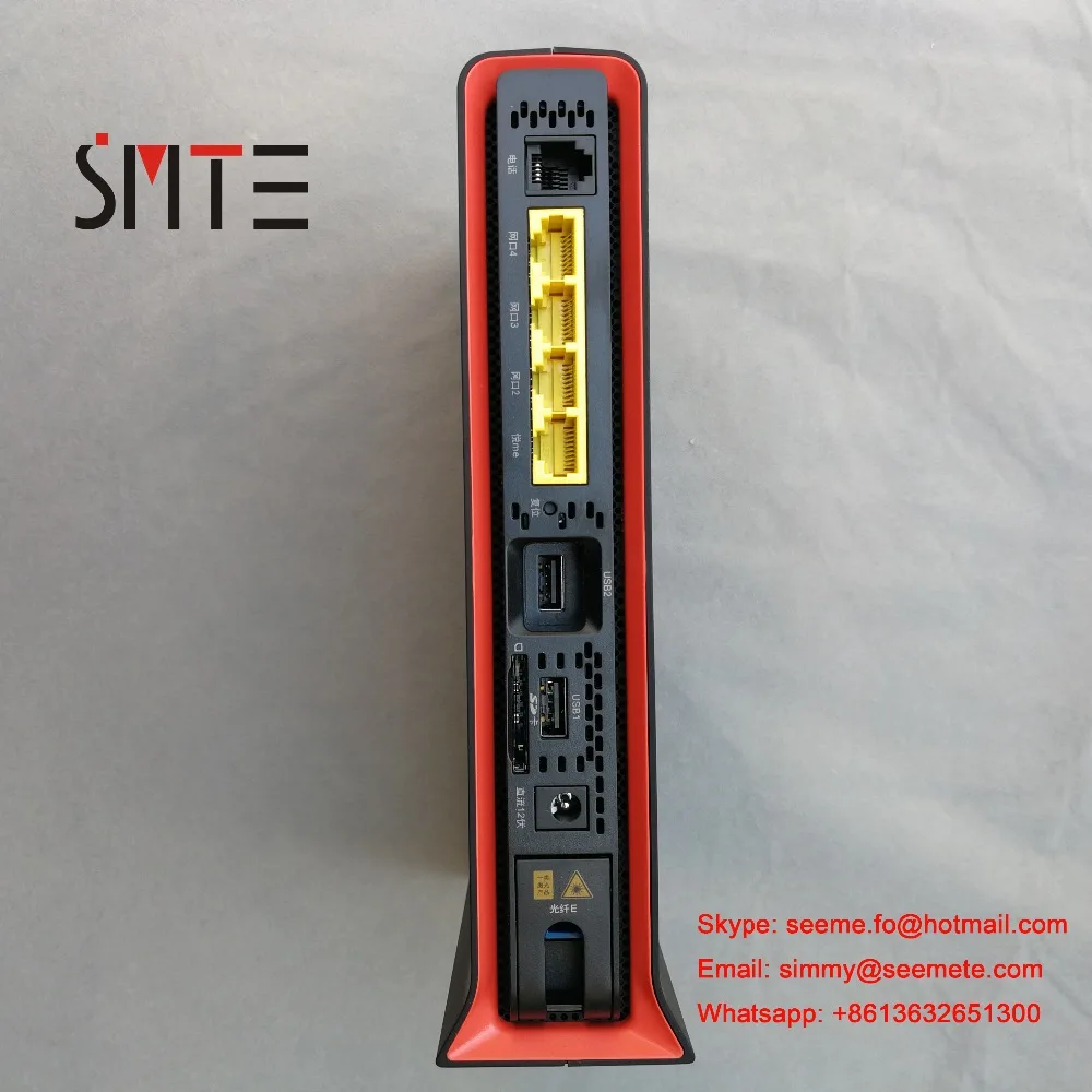 

HW GPON/EPON ONU ME SA1456C 4GE LAN + phone + SD + 2 USB + WIFI English version