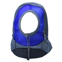 Рюкзак-переноска для собак для пеших прогулок, кемпинга, путешествий Цвет: синий Размер: S/M