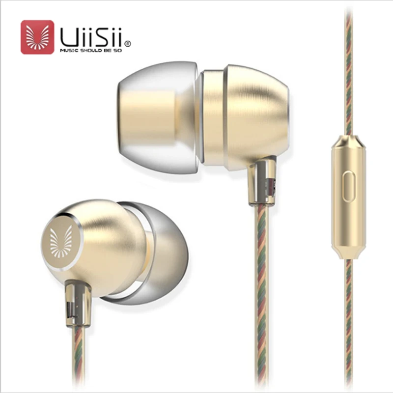 Металлические наушники вкладыши UiiSii HM7 100% оригинал супер бас DJ стерео